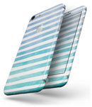 Ocean WaterColor Ombre Stripes - Skin-kit for the iPhone 8 or 8 Plus