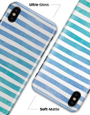 Ocean WaterColor Ombre Stripes - iPhone X Clipit Case
