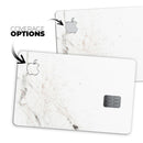 Off-White Grunge Marble Surface - Premium Protective Decal Skin-Kit for the Apple Credit Card
