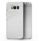 Off-White Grunge Marble Surface - Samsung Galaxy S8 Full-Body Skin Kit