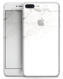 Off-White Grunge Marble Surface - Skin-kit for the iPhone 8 or 8 Plus