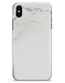 Off-White Grunge Marble Surface - iPhone X Clipit Case