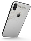 Off-White Grunge Marble Surface - iPhone X Skin-Kit