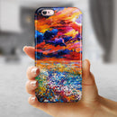 Oil Painted Meadow iPhone 6/6s or 6/6s Plus 2-Piece Hybrid INK-Fuzed Case
