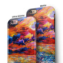Oil Painted Meadow iPhone 6/6s or 6/6s Plus 2-Piece Hybrid INK-Fuzed Case