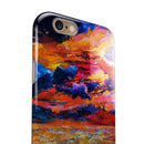 Oil Painted Meadow iPhone 6/6s or 6/6s Plus 2-Piece Hybrid INK-Fuzed Case
