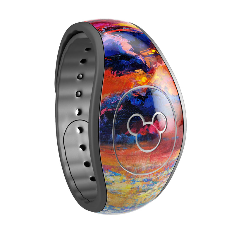 Oil Painted Meadow - Decal Skin Wrap Kit for the Disney Magic Band