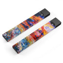 Oil Painted Meadow - Premium Decal Protective Skin-Wrap Sticker compatible with the Juul Labs vaping device