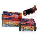 Oil Painted Meadow // Skin Decal Wrap Kit for Nintendo Switch Console & Dock, Joy-Cons, Pro Controller, Lite, 3DS XL, 2DS XL, DSi, or Wii - Vinyl Skin Wrap for Nintendo Switch 2, OLED, Lite, Pro Controller, Wii & Classic Handhelds