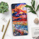 Oil Painted Meadow - Premium Vinyl Skin Decal for Samsung Galaxy S25 Ultra, S24, S23, S22 & All Galaxy S Models