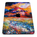 Oil Painted Meadow - Full Body Skin Decal for the Apple iPad Pro 12.9", 11", 10.5", 9.7", Air or Mini (All Models Available)
