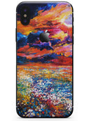 Oil Painted Meadow - iPhone X Skin-Kit