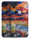 Oil Painted Meadow - iPhone X Skin-Kit