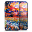 Oil Painted Meadow - Protective Skin Wrap & Decal – Compatible with iPhone SE to iPhone 17 Pro Max (All Models)