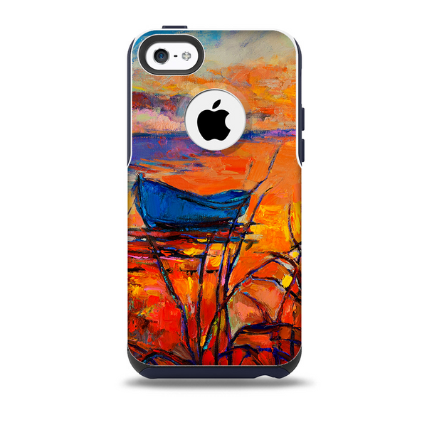 Oil Pastel Lake Sunset Skin for the iPhone 5c OtterBox Commuter Case