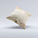 Old Torn Fabric ink-Fuzed Decorative Throw Pillow