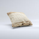 Old Torn Fabric ink-Fuzed Decorative Throw Pillow