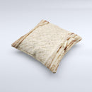 Old Torn Fabric ink-Fuzed Decorative Throw Pillow