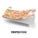 Orange Absorbed Watercolor Texture - Premium Protective Decal Skin-Kit for the Apple Credit Card