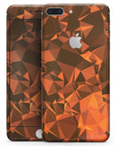 Orange Abstract Geometric Triangles - Skin-kit for the iPhone 8 or 8 Plus