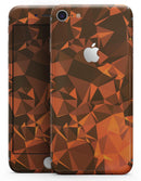 Orange Abstract Geometric Triangles - Skin-kit for the iPhone 8 or 8 Plus