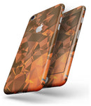 Orange Abstract Geometric Triangles - Skin-kit for the iPhone 8 or 8 Plus