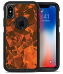 Orange Abstract Geometric Triangles - iPhone X OtterBox Case & Skin Kits