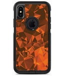 Orange Abstract Geometric Triangles - iPhone X OtterBox Case & Skin Kits