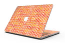 Orange Basic Watercolor Chevron Pattern - MacBook Pro with Retina Display Full-Coverage Skin Kit