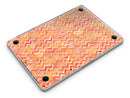 Orange Basic Watercolor Chevron Pattern - MacBook Pro with Retina Display Full-Coverage Skin Kit