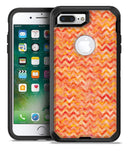 Orange Basic Watercolor Chevron Pattern - iPhone 7 Plus/8 Plus OtterBox Case & Skin Kits