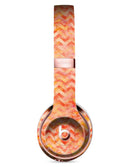 Orange Basic Watercolor Chevron Pattern Full-Body Skin Kit for the Beats by Dre Solo 3 Wireless Headphones