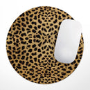 Orange Cheetah Fur Pattern// WaterProof Rubber Foam Backed Anti-Slip Mouse Pad for Home Work Office or Gaming Computer Desk