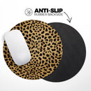 Orange Cheetah Fur Pattern// WaterProof Rubber Foam Backed Anti-Slip Mouse Pad for Home Work Office or Gaming Computer Desk