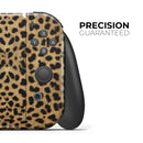 Orange Cheetah Fur Pattern // Skin Decal Wrap Kit for Nintendo Switch Console & Dock, Joy-Cons, Pro Controller, Lite, 3DS XL, 2DS XL, DSi, or Wii - Vinyl Skin Wrap for Nintendo Switch 2, OLED, Lite, Pro Controller, Wii & Classic Handhelds