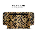Orange Cheetah Fur Pattern // Skin Decal Wrap Kit for Nintendo Switch Console & Dock, Joy-Cons, Pro Controller, Lite, 3DS XL, 2DS XL, DSi, or Wii - Vinyl Skin Wrap for Nintendo Switch 2, OLED, Lite, Pro Controller, Wii & Classic Handhelds