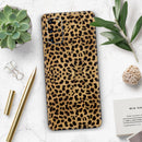Orange Cheetah Fur Pattern - Premium Vinyl Skin Decal for Samsung Galaxy S25 Ultra, S24, S23, S22 & All Galaxy S Models