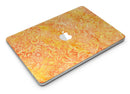 Orange Damask v2 Watercolor Pattern - MacBook Air Skin Kit