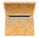 Orange Damask v2 Watercolor Pattern - MacBook Pro with Retina Display Full-Coverage Skin Kit