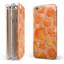 Orange Floral Succulents iPhone 6/6s or 6/6s Plus 2-Piece Hybrid INK-Fuzed Case