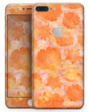 Orange Floral Succulents - Skin-kit for the iPhone 8 or 8 Plus