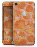 Orange Floral Succulents - Skin-kit for the iPhone 8 or 8 Plus