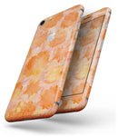Orange Floral Succulents - Skin-kit for the iPhone 8 or 8 Plus