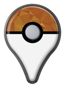Orange Geometric V15 Pokémon GO Plus Vinyl Protective Decal Skin Kit