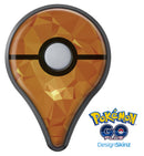 Orange Geometric V15 Pokémon GO Plus Vinyl Protective Decal Skin Kit