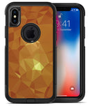 Orange Geometric V15 - iPhone X OtterBox Case & Skin Kits