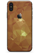 Orange Geometric V15 - iPhone X Skin-Kit