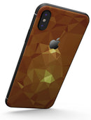 Orange Geometric V15 - iPhone X Skin-Kit