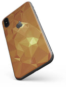 Orange Geometric V15 - iPhone X Skin-Kit