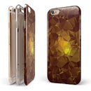 Orange Geometric V16 iPhone 6/6s or 6/6s Plus 2-Piece Hybrid INK-Fuzed Case